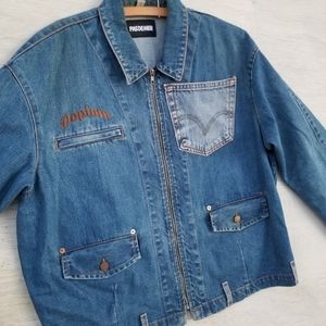 "PasDeMer" Denim Jacket (DIY modified)